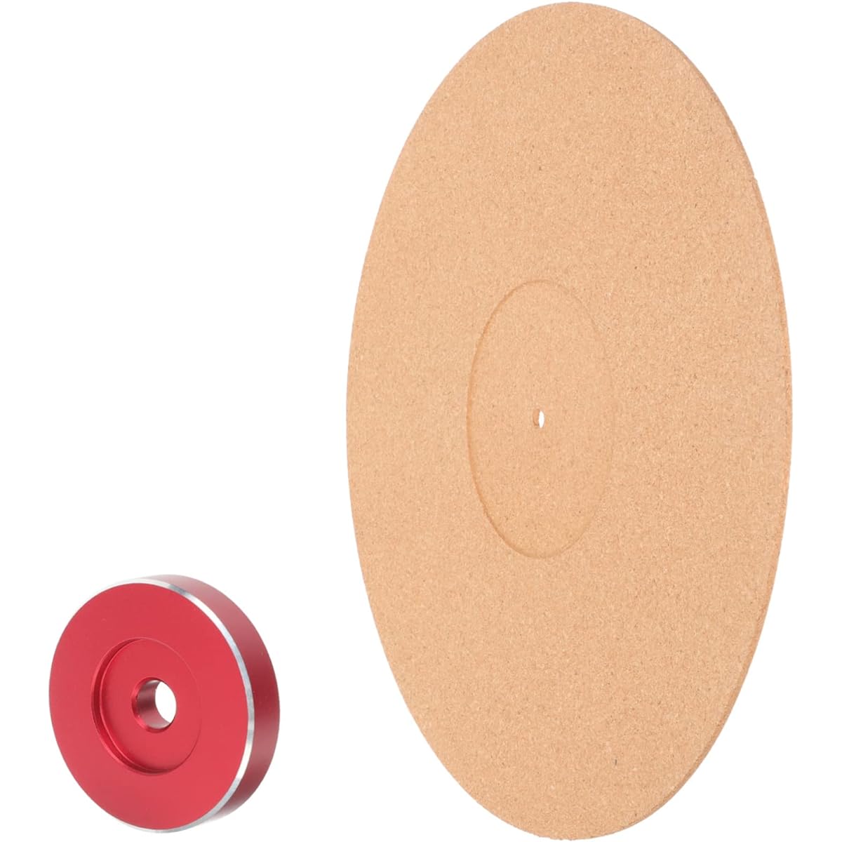 VICASKY Set of 4 Gramophone Mats Turntable Mats Record Accessories Retro Record Player Vinyl Record Player Pads Dishwasher Metal Music