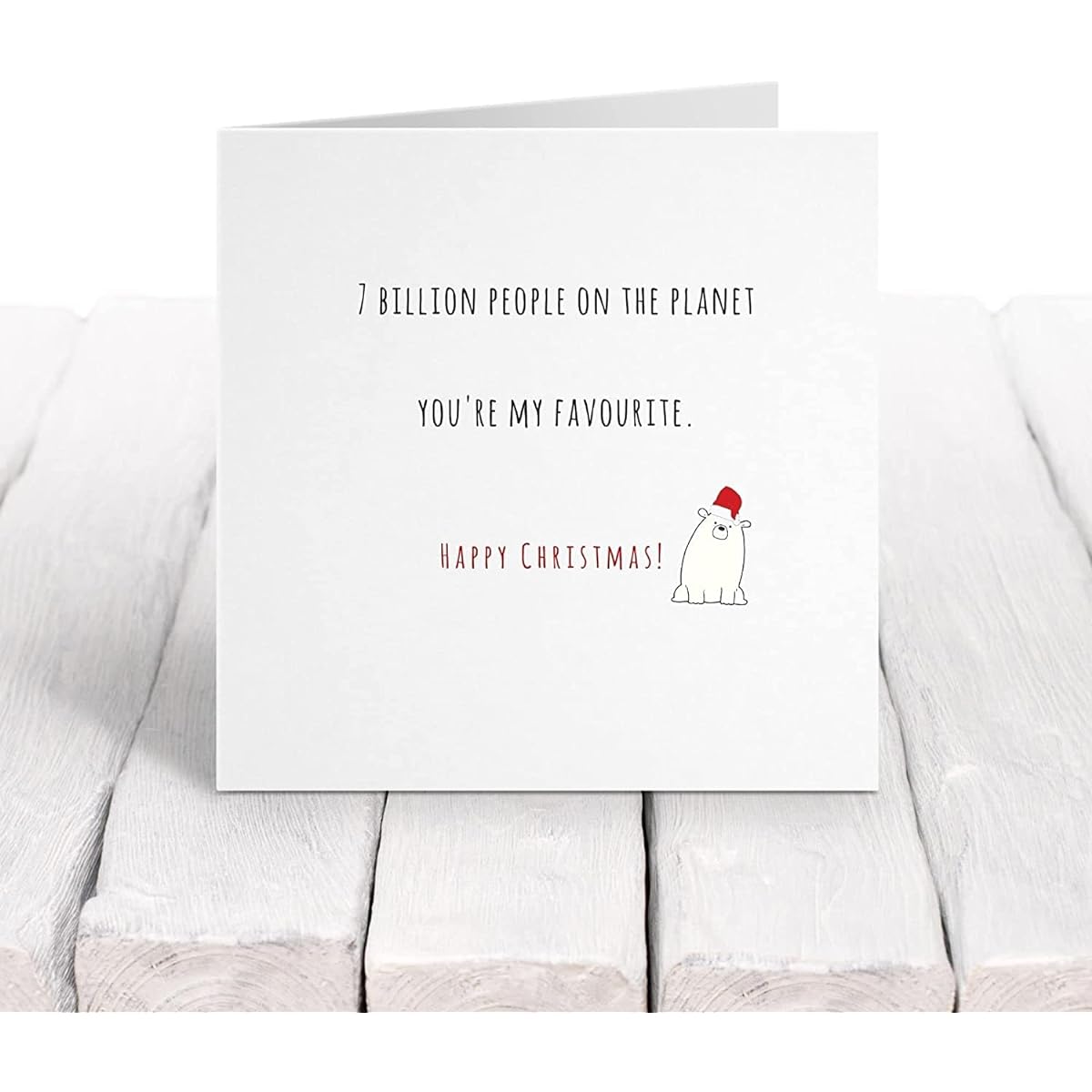Felbridge Studio - Funny Christmas Cards - Humorous Christmas Cards for Husband Boyfriend Wife Girlfriend Partner Him Her Male Female - LGBT - Gift 2022-5 Inch