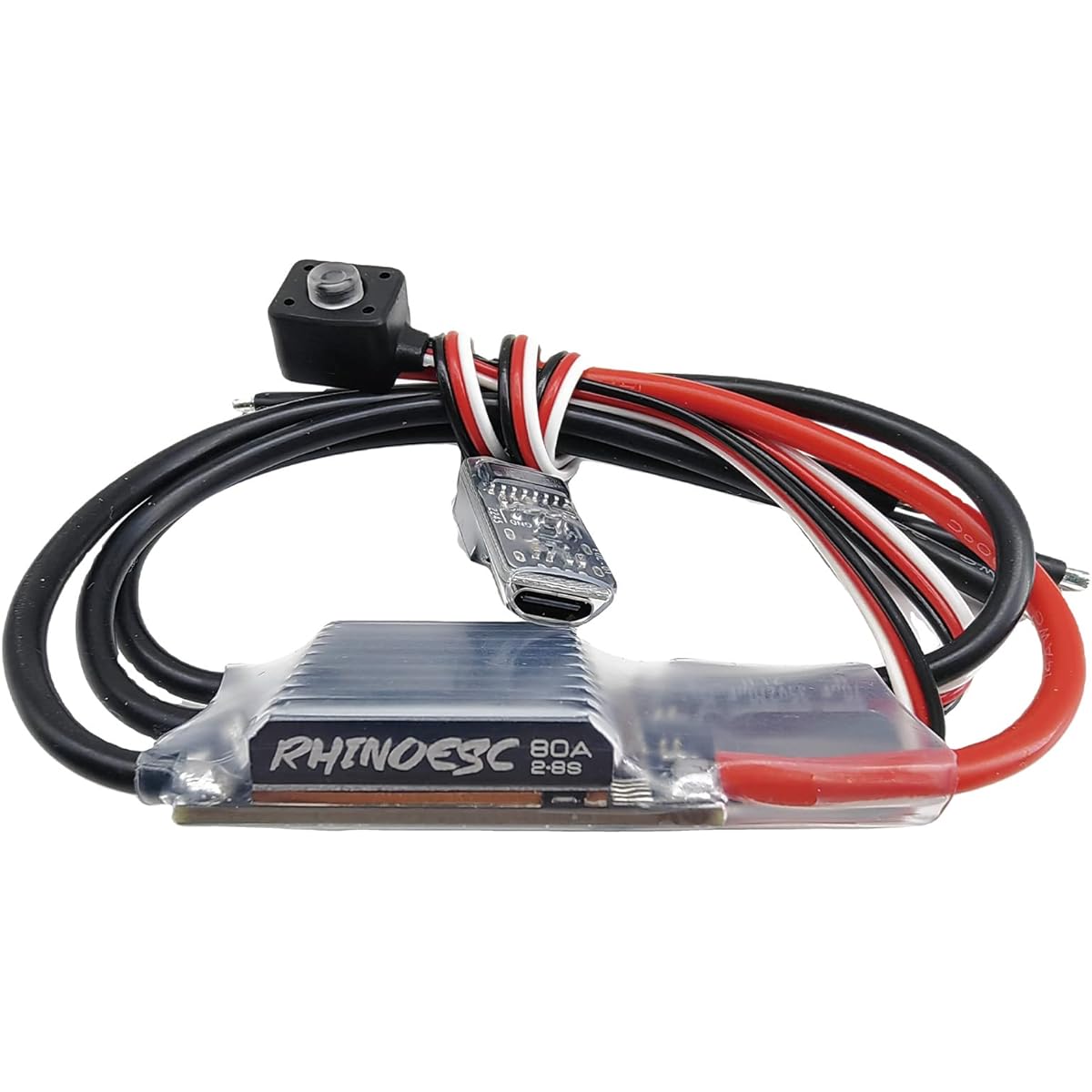 RhinoCrawler 3532 Outrunner Brushless Motor 1/8 1/10 AM32 ESC80A RC Crawler Car LCG Chassis Axial SCX10 Traxxas TRX-4 MOA (Crawler 80A ESC A3100)