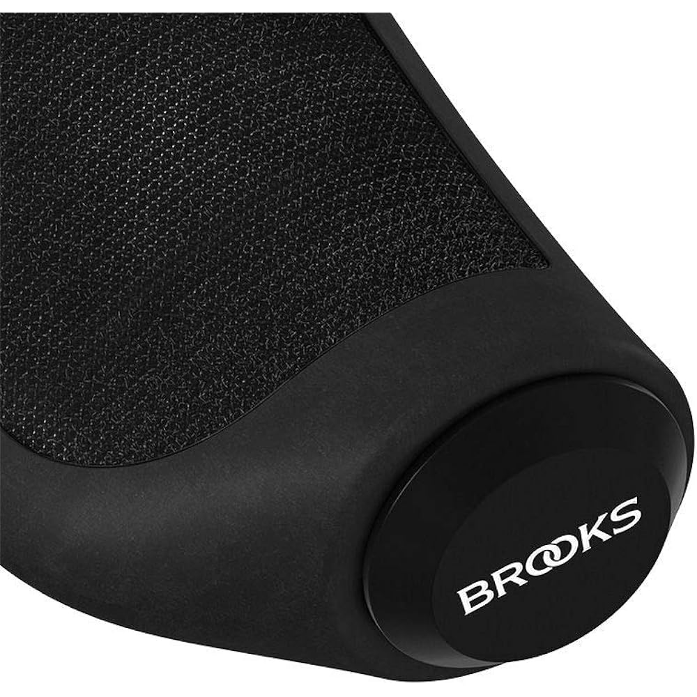 [Genuine Japanese Product] BROOKS Bicycle Grip ERGONOMIC RUBBER GRIP Ergonomic rubber grip that fits comfortably in your hand and wear-resistant