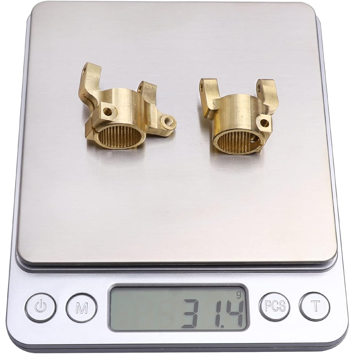 Heavy Duty Brass Front C-Hub Carrier Weight for 1:10 Axial SCX10 II 90046 RC Crawler Car