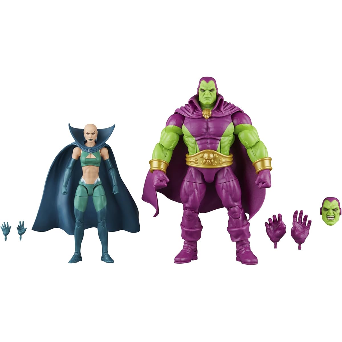 Marvel Legends Series Drax the Destroyer Moondragon Comic-Inspired 6-Inch Action Figures (2pcs), F7055