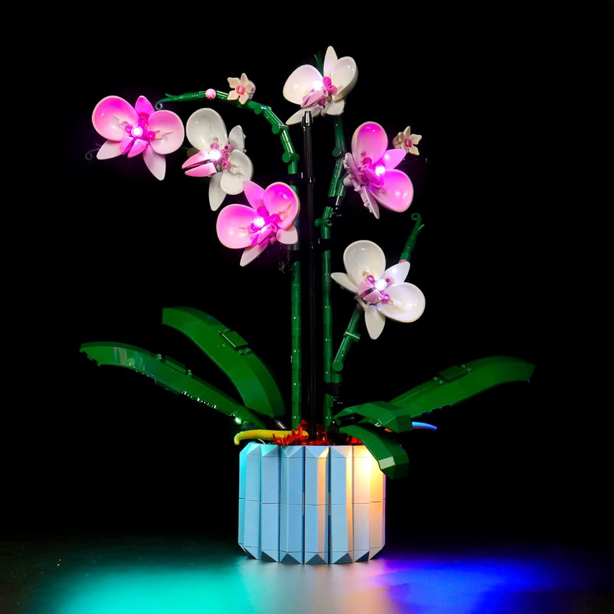 BrickBling LEGO 10311 Orchid LED Lighting Kit Compatible with Orchid 10311 (Lights Only, No Model) (Classic Version)