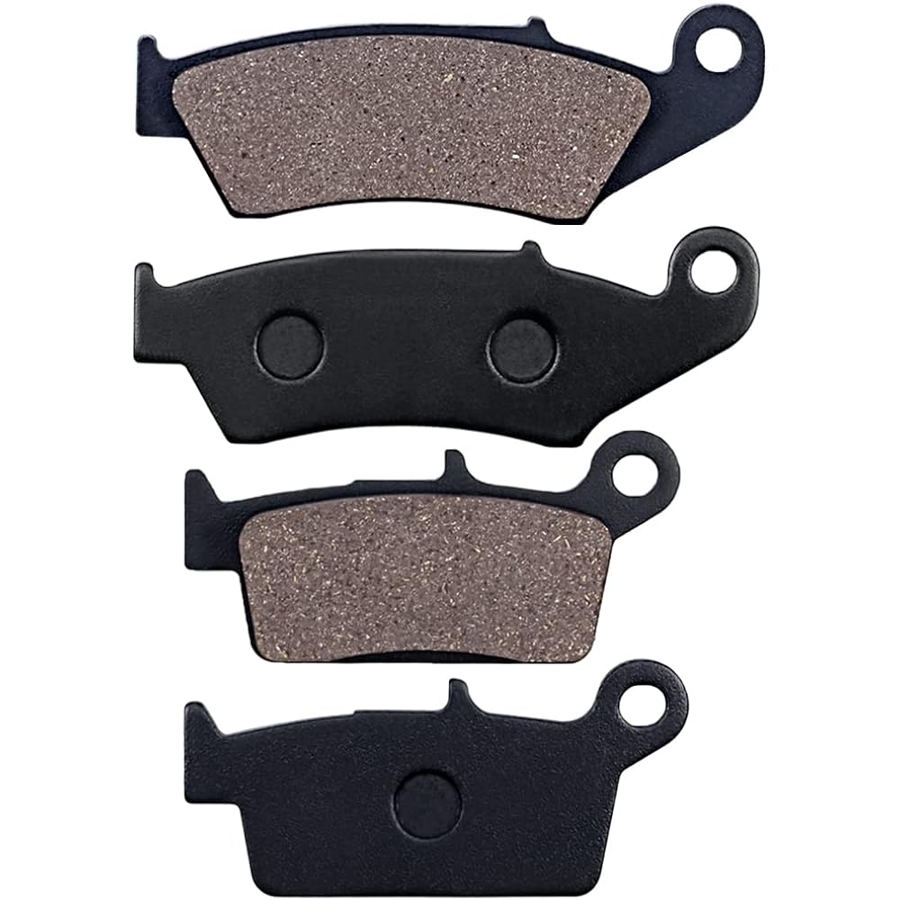 Cyleto Front and Rear Brake Pads for Suzuki DRZ400 DR-Z 400 DR-Z400 2000-2009 / DR-Z400 SM DRZ400SM DR-Z 400SM 2005-2009