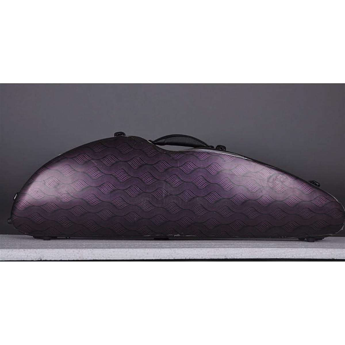 4/4 Size Violin Case Carbon Fiber Violin Hard Case Backpack Adjustable Strap Carrying Case (Color : 01)