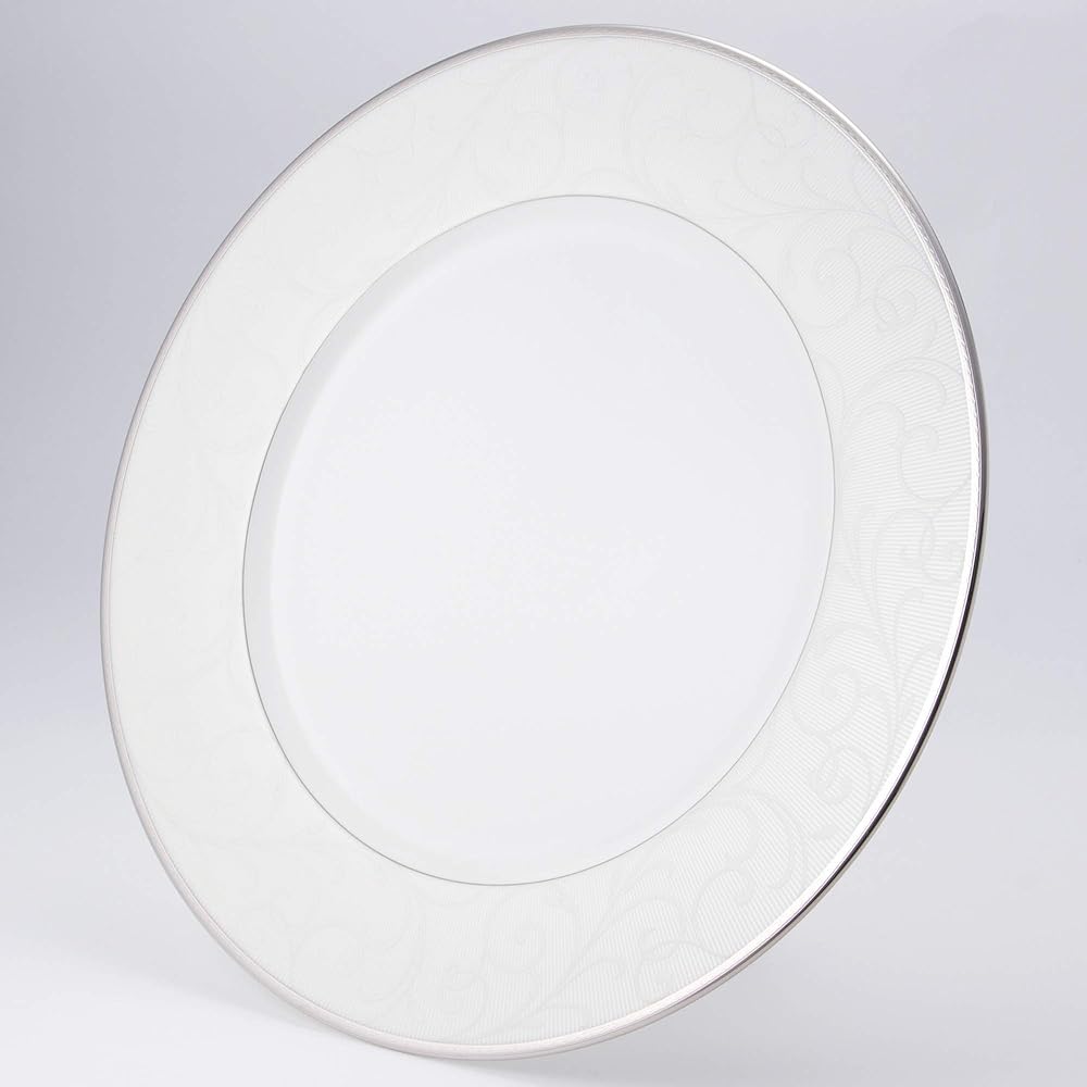 NARUMI Plate Dish Pearl Arabesque Beige 30cm Press Plate 50855-1670