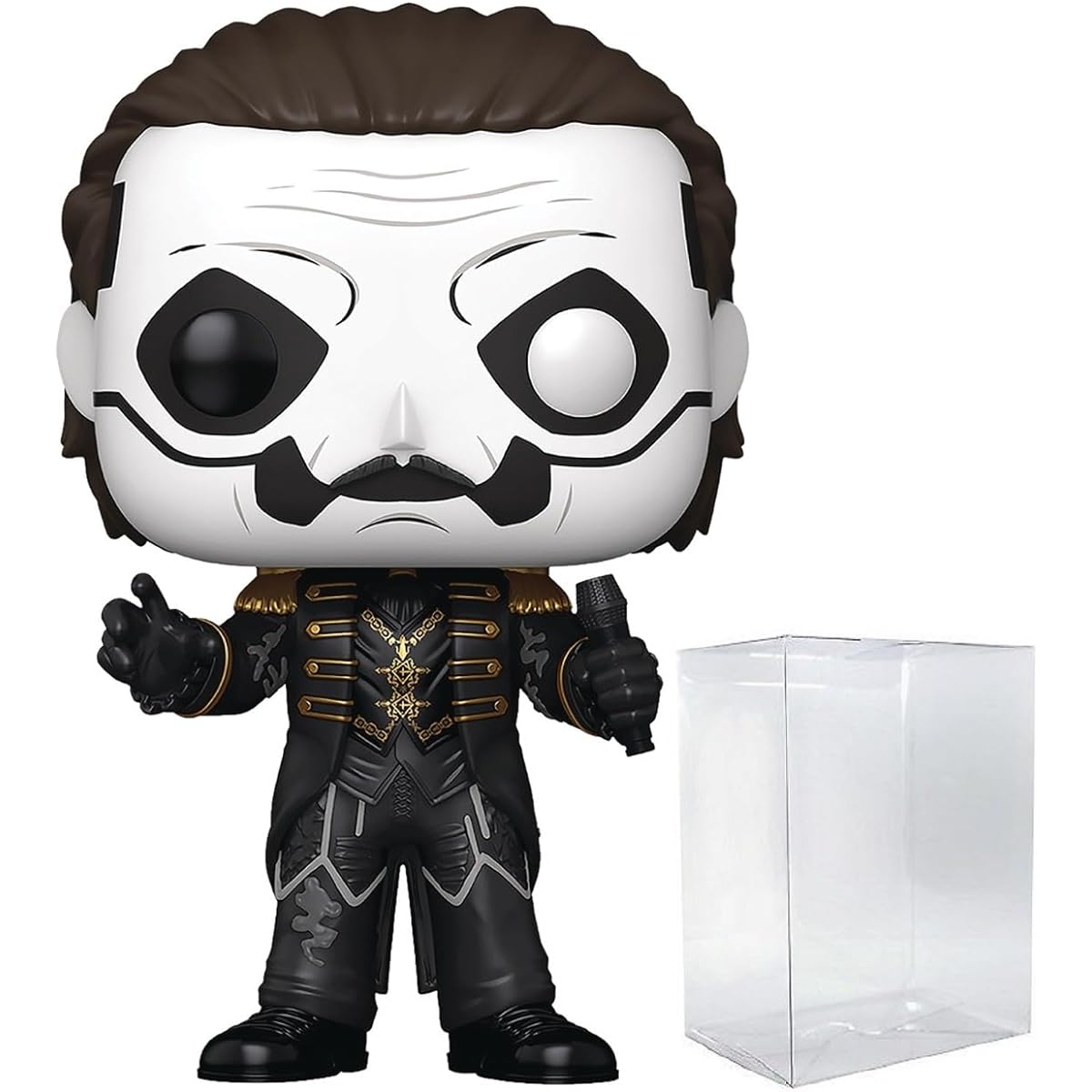 POP Rocks: Ghost - Papa Emeritus IV Funko Vinyl Figure (Includes Compatible Box Protector Case), Multicolor, 3.75"