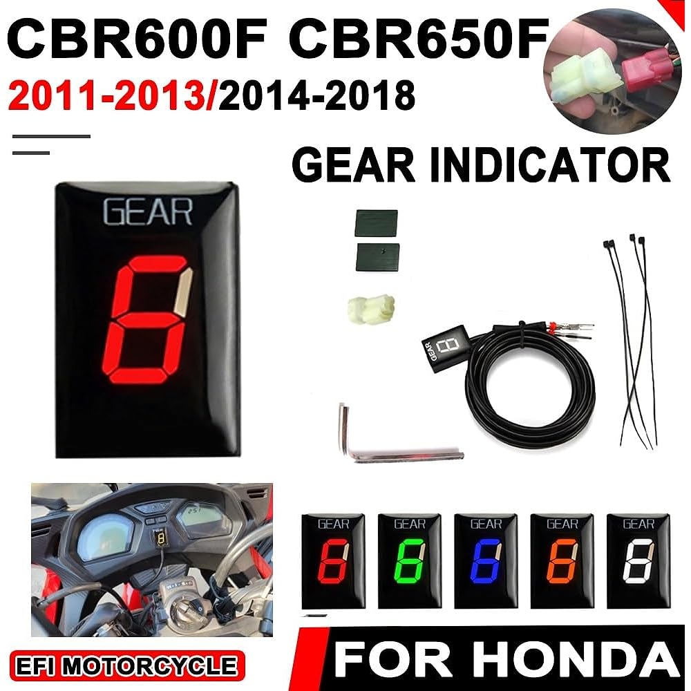 Digital Meter Display Honda CBR600F CBR 600F 2011 2012 2013 CBR650F CBR 650F 2014 2015 2016-2018 Motorcycle Accessories Gear Display Indicator Indicator Meter Display