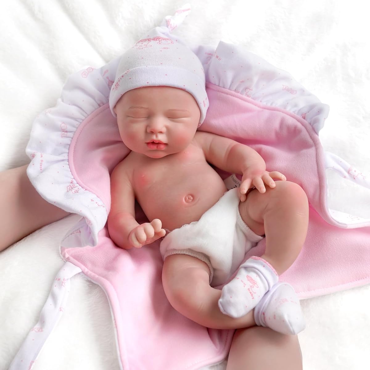 BABESIDE Realistic Reborn Doll Girl 12 Inch Doll