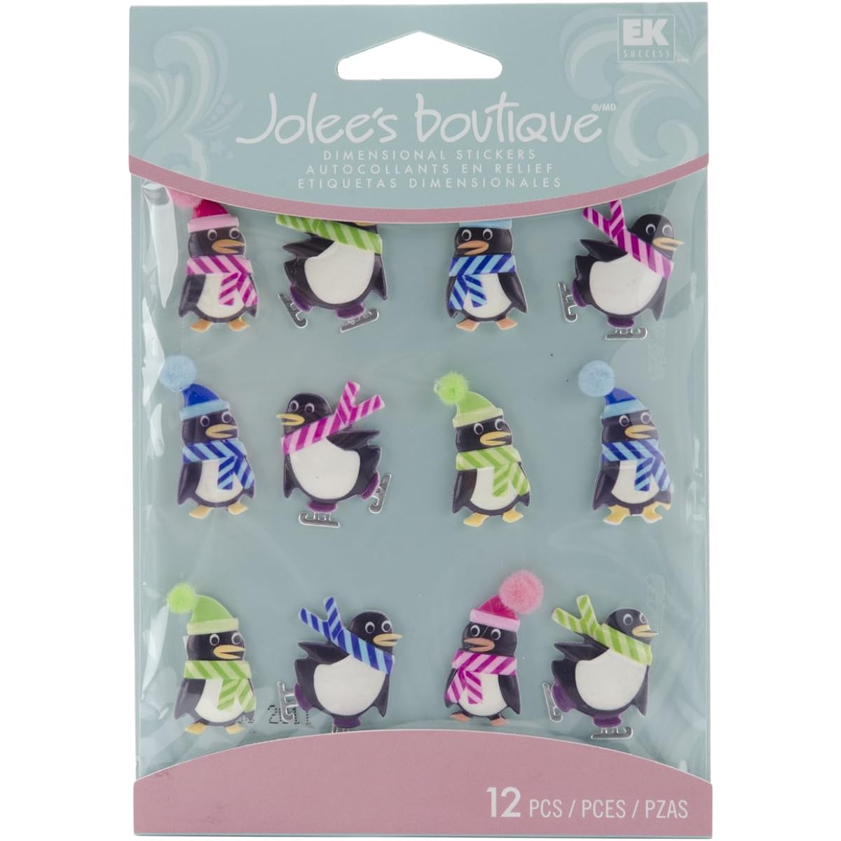 Jolee Cabochon Holiday Penguin