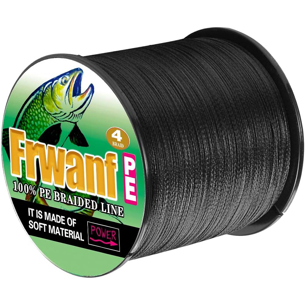 Frwanf PE line 4 fishing line fishing line domestic raw materials (150m 200m 300m 500m 1000m) (0.4 0.6 0.8 1 1.2 1.5 2 2.5 3 3.5 4 5 6 7 8 9 No. 10) X4 Super strong, high sensitivity, abrasion resistance, low elongation fishing line