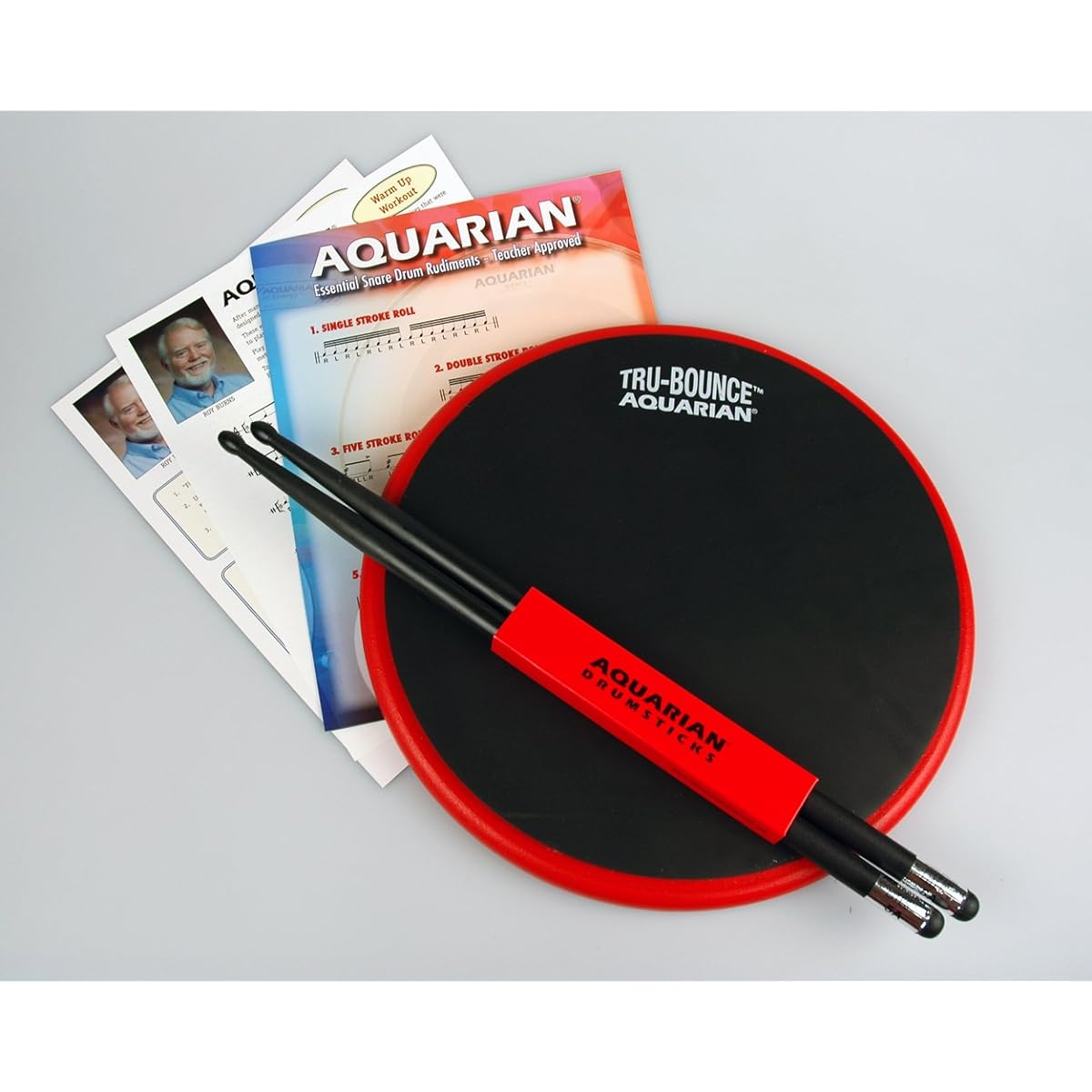 AQUARIAN TBP-12 PAD Drum Practice Pad