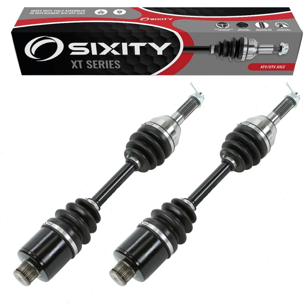 Sixity XT Rear Left and Right Axle 2 Pieces Compatible with Polaris Sportsman 400 500 HO 600 700 EFI 800 MV7 2003-2005