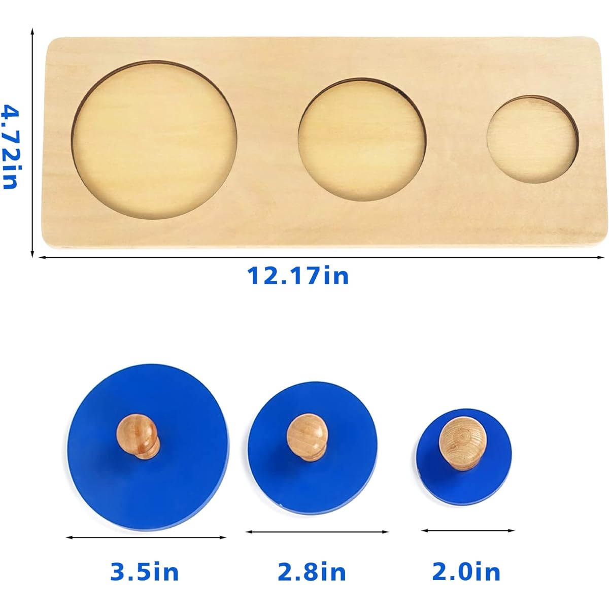 Montessori Material Insets Shape Puzzle Toddler Preschool Toys