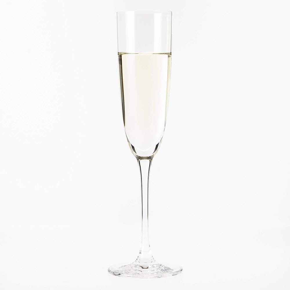 Toyo Sasaki Glass Champagne Glass DIAMANT 145ml 6 pieces Fine Crystal Ion Strong Processed Wine Glass Flute Glass Dishwasher Safe Cup RN-11254CS