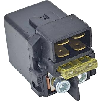 12 Volt Starter Relay Kawasaki KLR650 2008-2015 Motorcycle 651CC 27010-0774 27010-1336 Intermittent Copper 6 Terminal 20A Fuse
