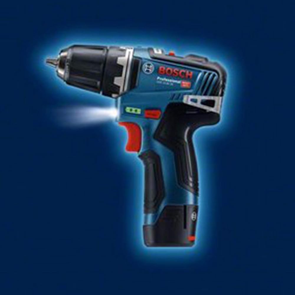 Bosch Professional 10.8V Cordless Driver Drill (2 3.0Ah batteries, charger, carrying case included) GSR10.8V-35