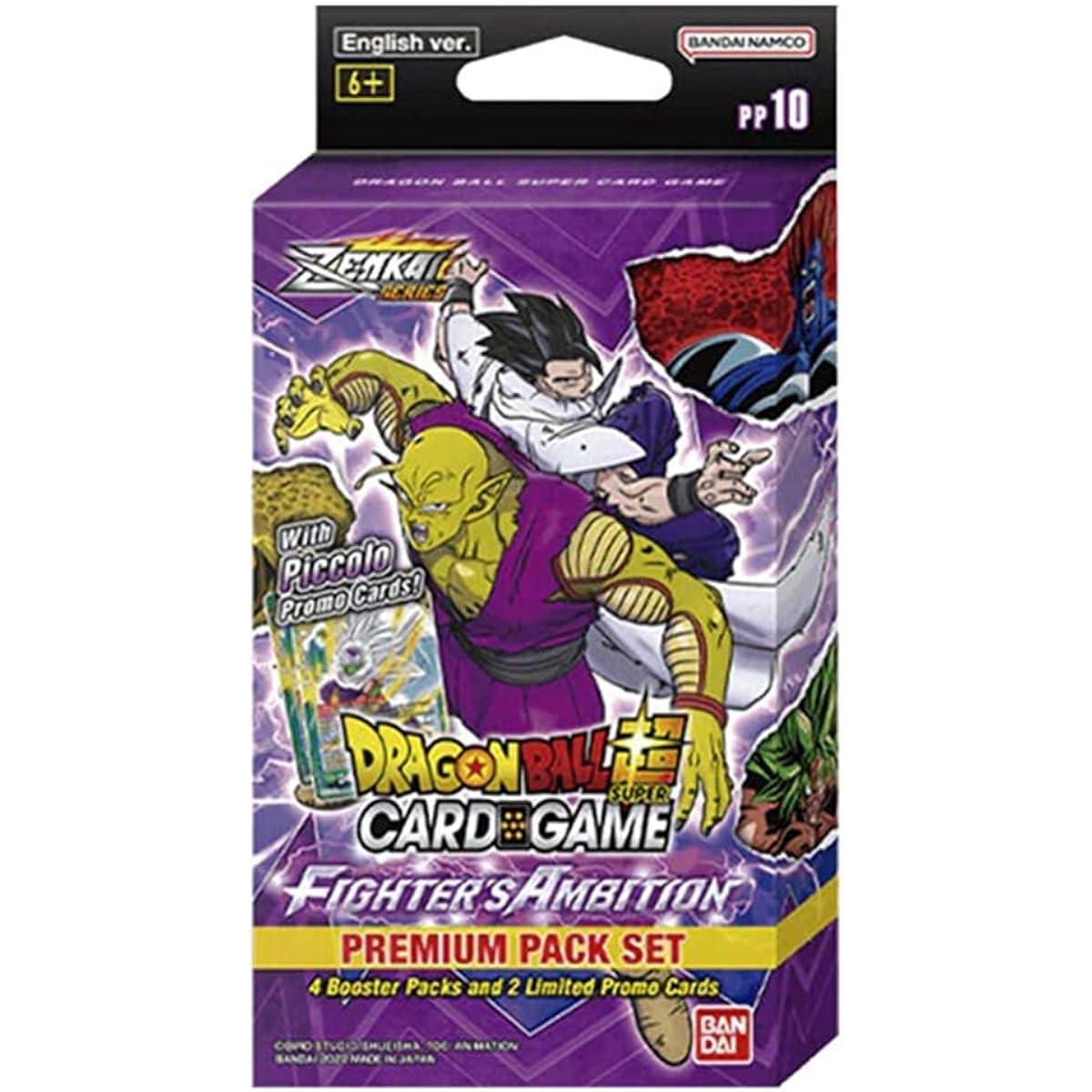 Dragon Ball Super TCG: ZENKAI Series 02 Fighter’S Ambition Premium Pack Set [PP10]