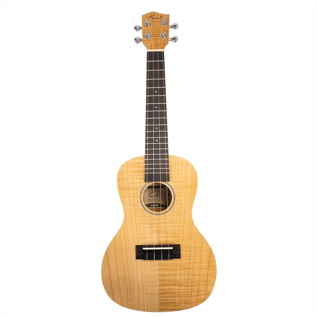 Inspected in Japan [Kai UKULELE] KCI-90 Concert Size Ukulele (Flame Maple Plywood with Case) Natural
