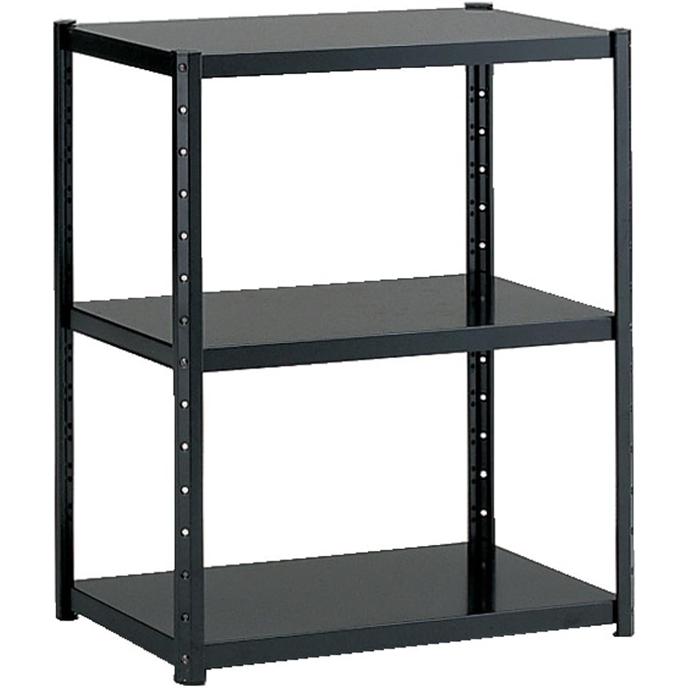 TRUSCO Soft Rack W600XD400XH740 3 Tier Black SL-0703S-BK