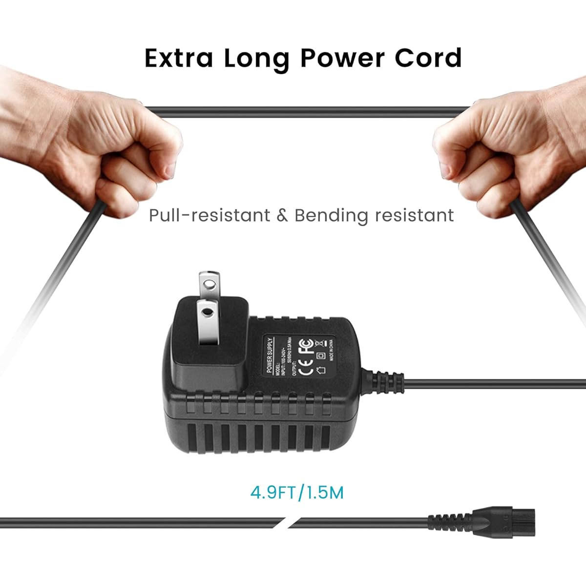 BaByliss PRO FX788 FX820 FX825 FX870 FX787 FXSSM FX726 LoPROFX Clipper Trimmer Power Cord DC Adapter Supply 4.5V Charger