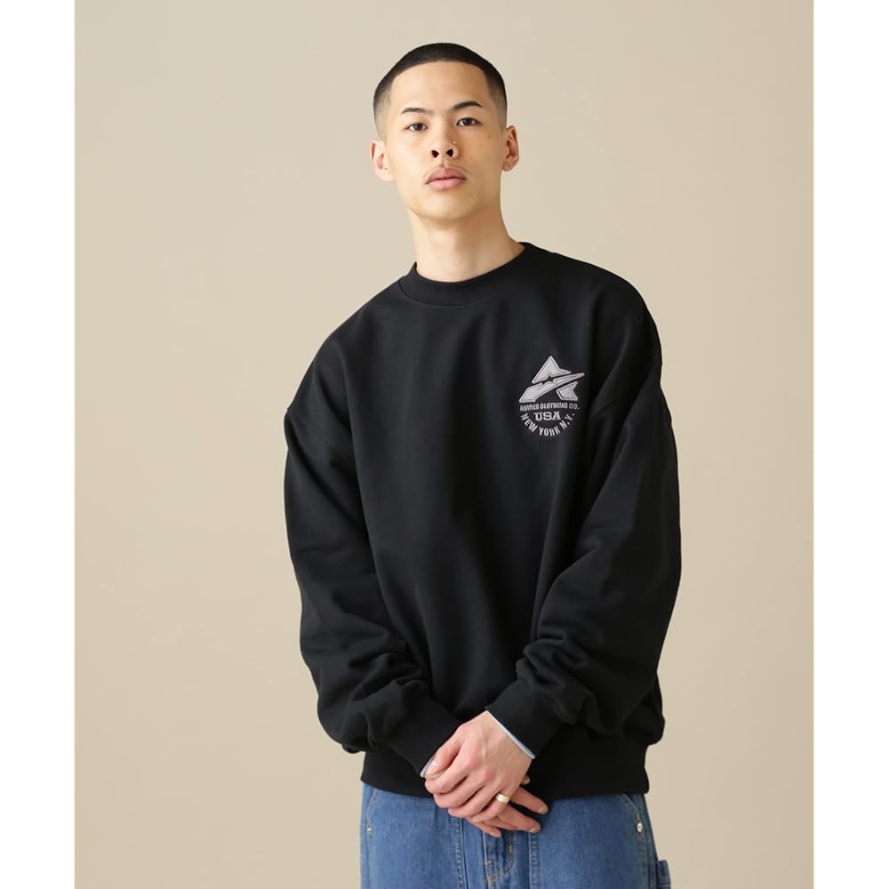 [Avirex] Parka [WEB & DEPOT Limited] SAME TONE CREW NECK SWEAT/Same Tone Crew Neck Sweat Men's 783-3132018