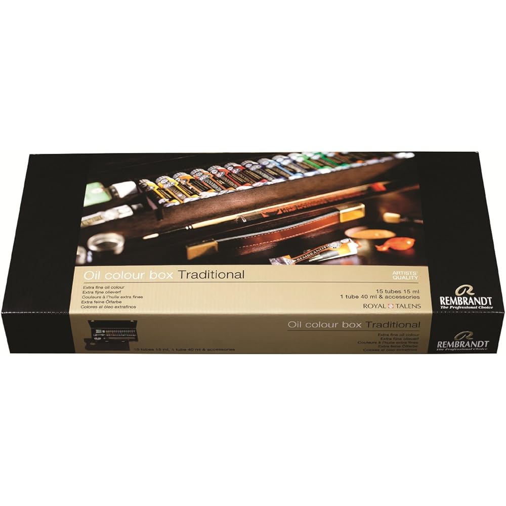 Talens Oil Paint Rembrandt Luxury Box 16 Colors T0184-0004 15ml (No. 5)