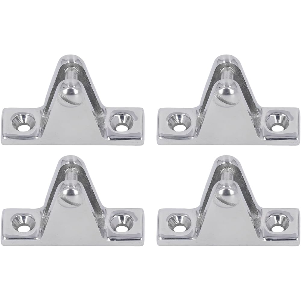Deck Hinge 4 Pieces Deck Hinge for Boat 316 Stainless Steel Top Mounting Hardware Awning Fixation Accessories