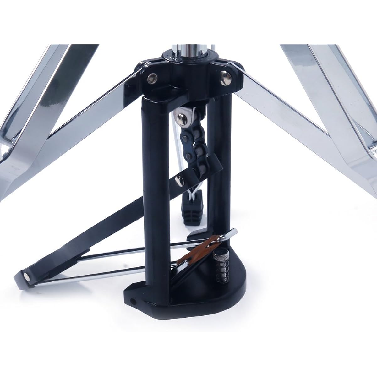 Professional Foldable Hi-Hat Stand Control Style Drum Hi-Hat Cymbal Stand with Pedal (Cymbal not included)