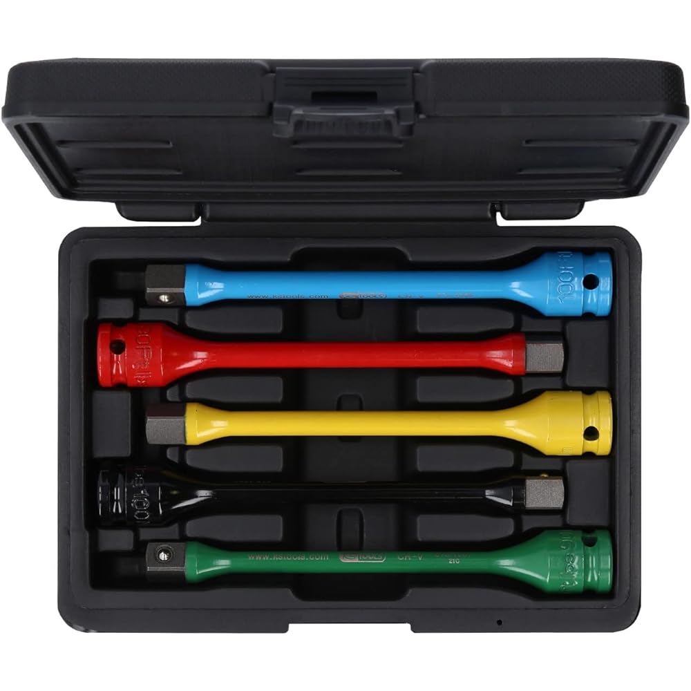 KS TOOLS Torsion bar extension set 5 pcs 1/2" 515.1060