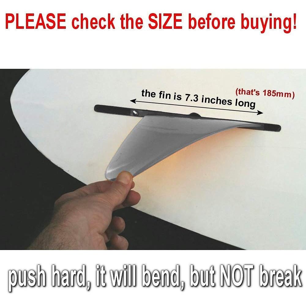 12cm Center Fin Flex Soft 4.6" for Longboard SUP airSUP AIR7 Paddle Board saruSURF
