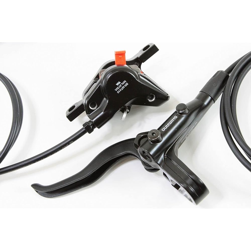 Lightweight SHIMANO ALIVIO M4000 Series High Performance Hydraulic Disc Brake BL-MT401 BR-MT410 No Rotor Front and Rear Set Black