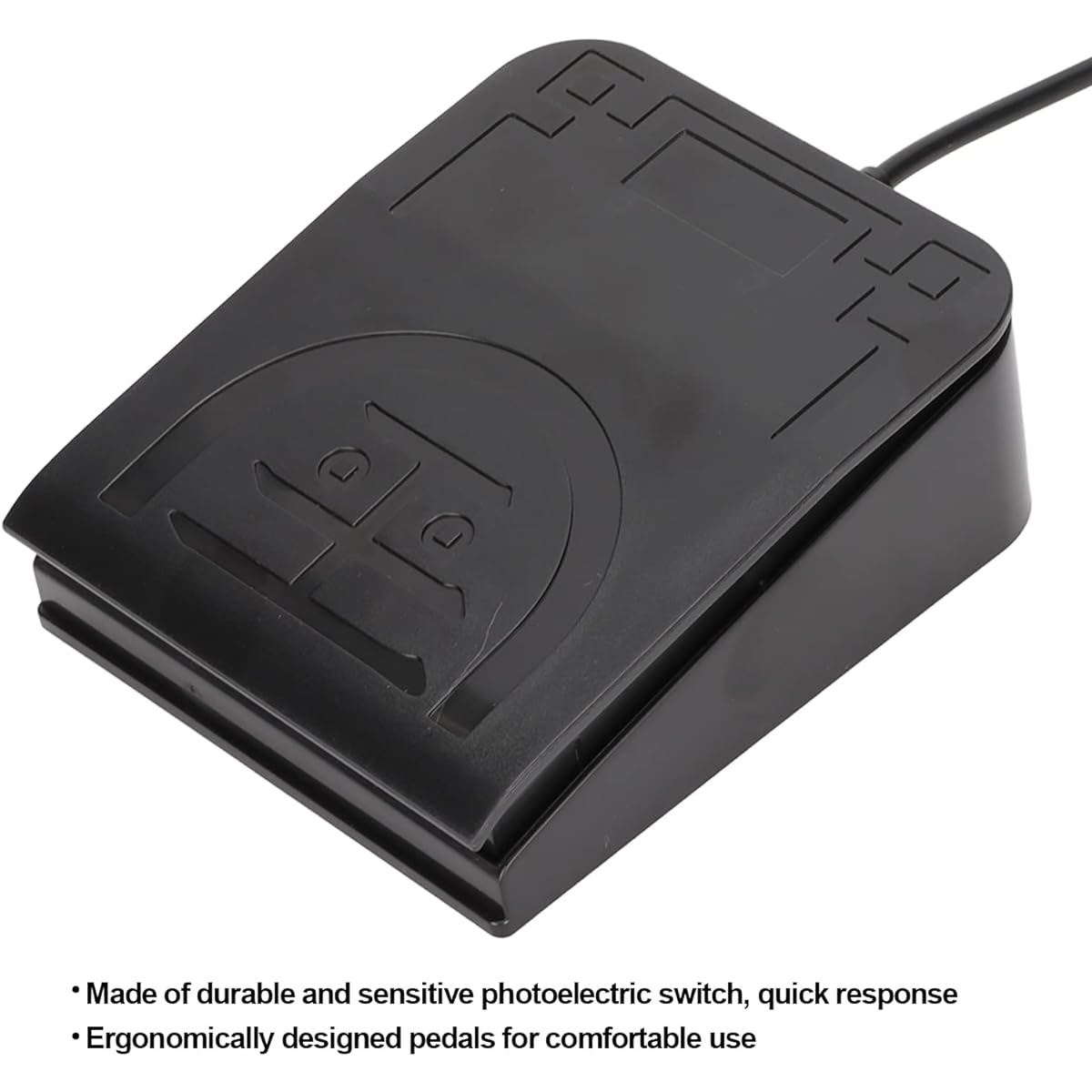 USB Single Foot Pedal Switch USB Foot Switch Pedal One Key Program Computer Keyboard MIDI Controller Ergonomic Design Single Foot Switch Pedal