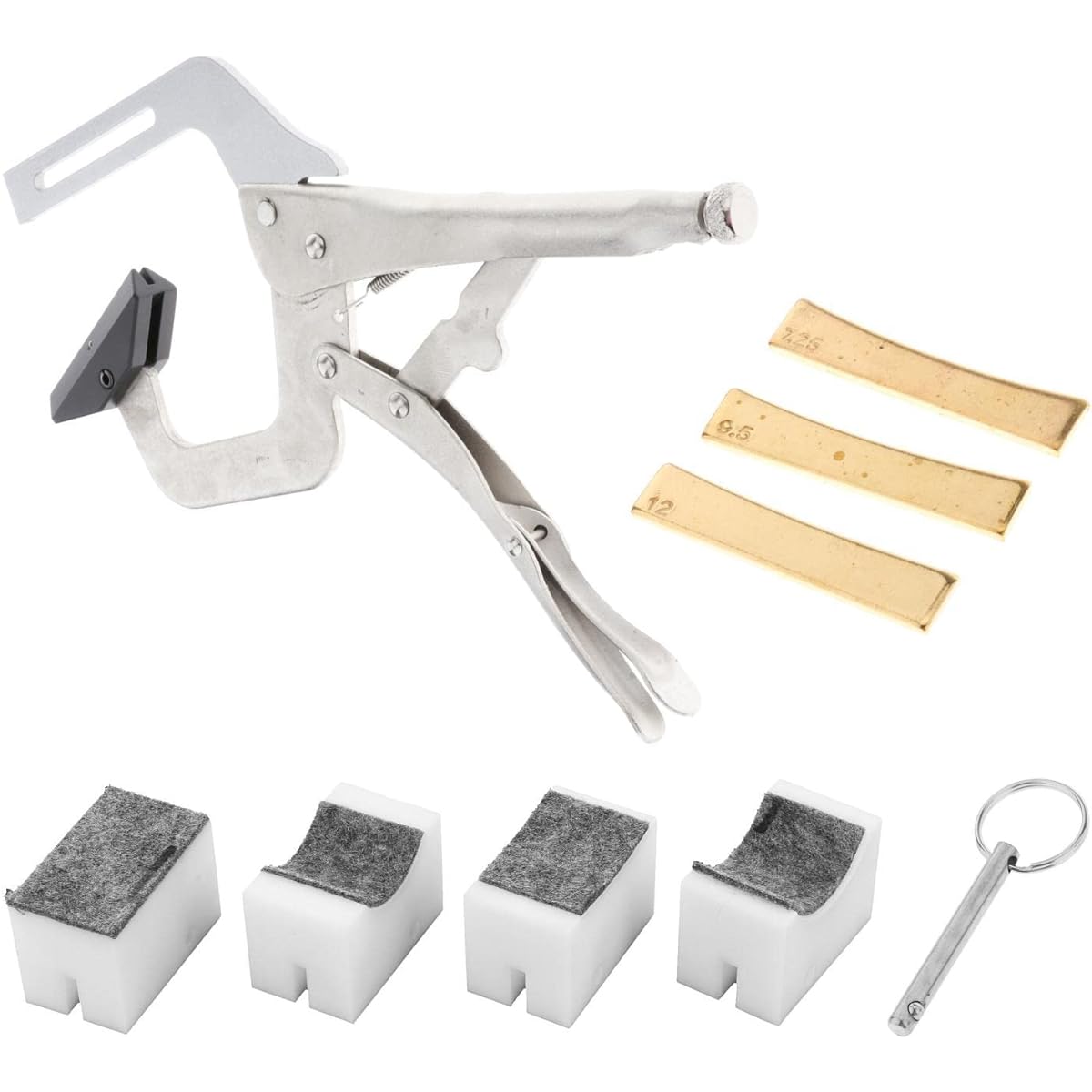 Fretboard Fret Insert Tool 7.25/9.5/12 Fret Inserts for Electric Guitar Repair Tools