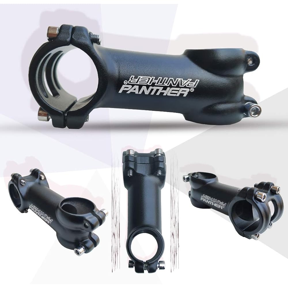 PANTHER [Genuine Product] Ahead Stem Adjust Stem Aluminum 6061 Suitable for Cross Road Mountain Bikes 14 Sizes Available