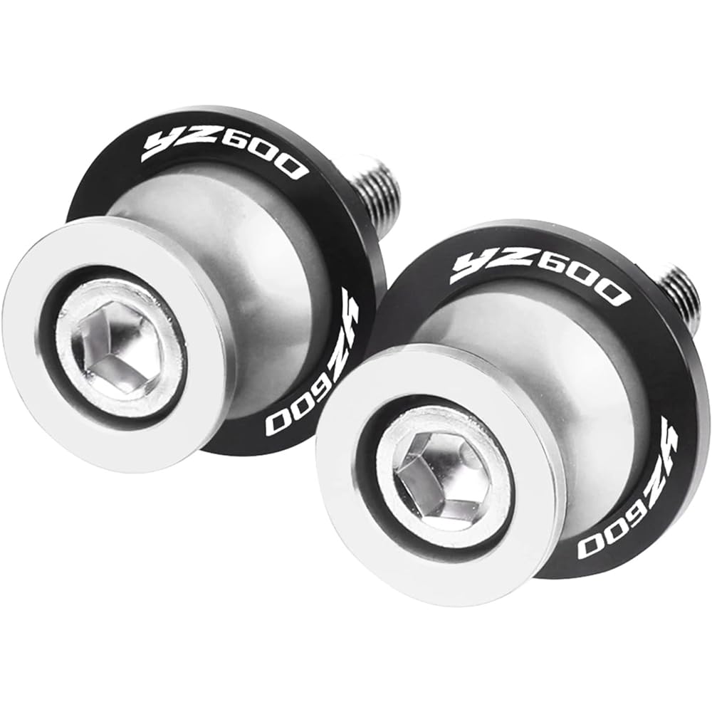 Swing Arm Spool Slider Stand For YA-MA-HA YZ600 YZ 600 1986 1987 1988 6MM Motorcycle 6MM CNC Aluminum Swing Arm Spool Stand Screw Slider Accessories (Color: Red)