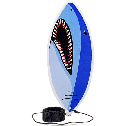 Shaka Minis Finger Skimboard | Finger Surfboard - Skim & Surf in Wind, Wave, Almost Anywhere (Amazing White)