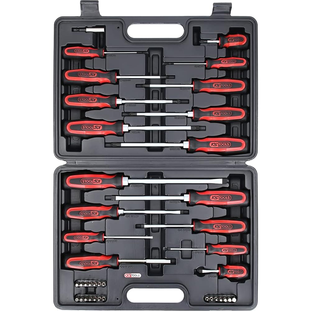 KS TOOLS ERGOTORQUEplus screwdriver and bit set 39 pcs 159.0100