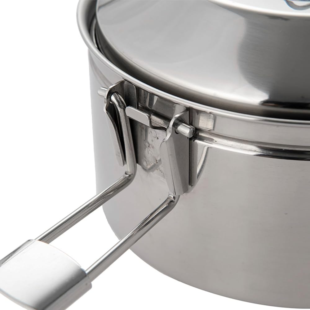 Fire-Maple ANTARCTI Stainless Steel Pot [Genuine Japanese Product] 3 Year Long Warranty Compatible with Bonfire/Open Fire