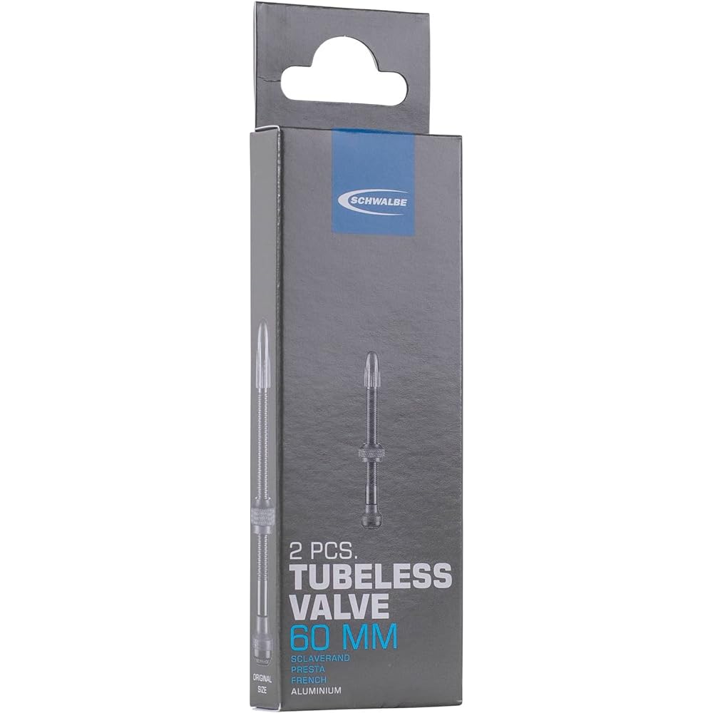 SCHWALBE [Genuine Product] SCHWALBE Tubeless Valve 3471 For Bicycles Black Valve Length 60mm