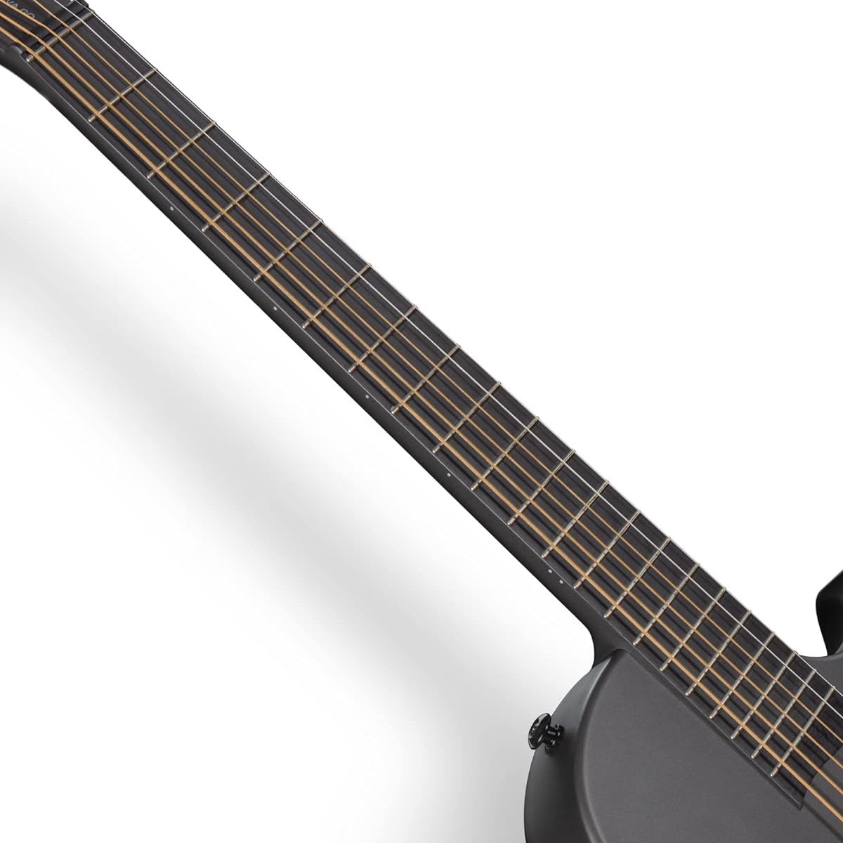 Enya Nova Go SP1 Acoustic Electric Guitar, Carbon Integrated Mini Guitar with AcousticPlus Pickup, Includes Guitar Case and Guitar Straps (Black)