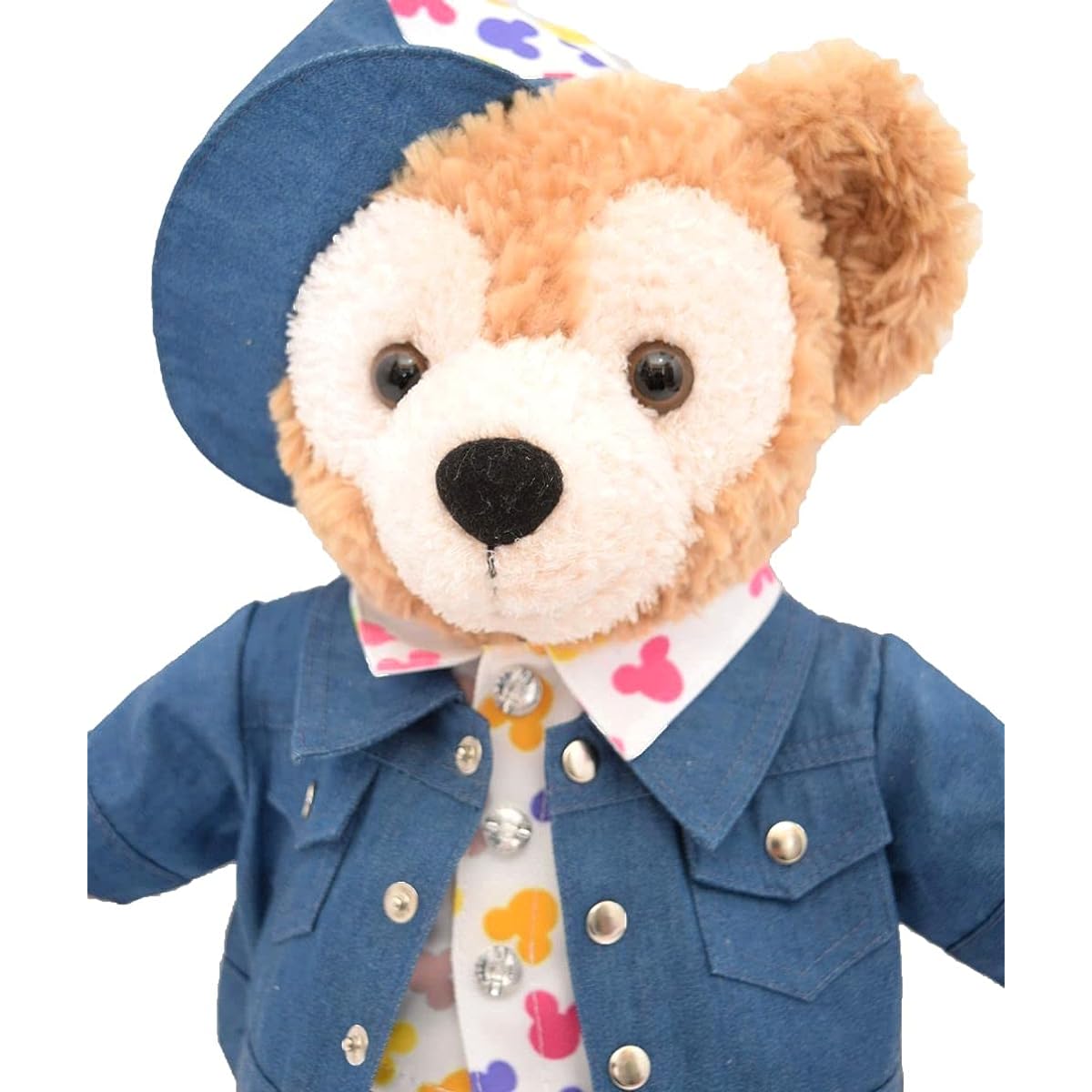 [Teddy Bear Mail Order Alice] Duffy Clothes Dress-up Costume Icon Denim Set (No Body) for S Size