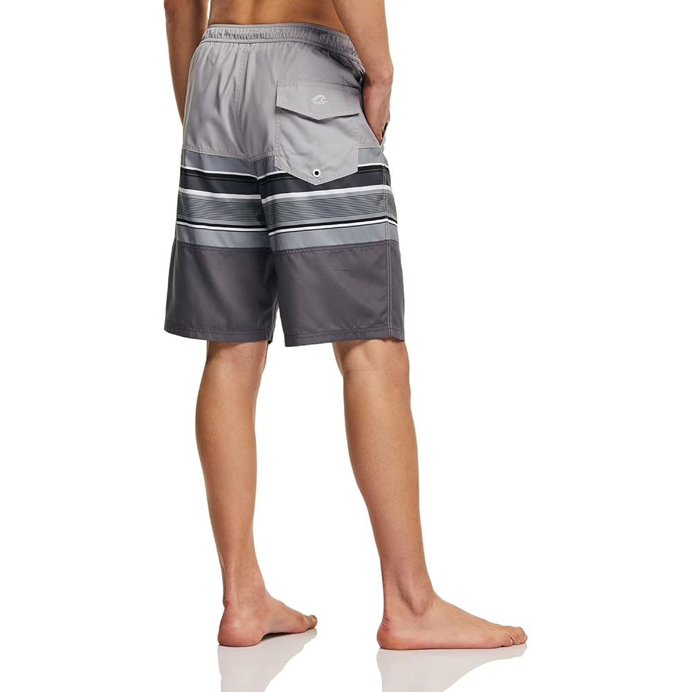 [ATHLIO] Swim Pants, Men's Swimwear [Sweat Absorbent, Quick Drying, UV Protection] Swimsuit, Fitness Training, Men's Swimming Pants, Spats, Board Shorts