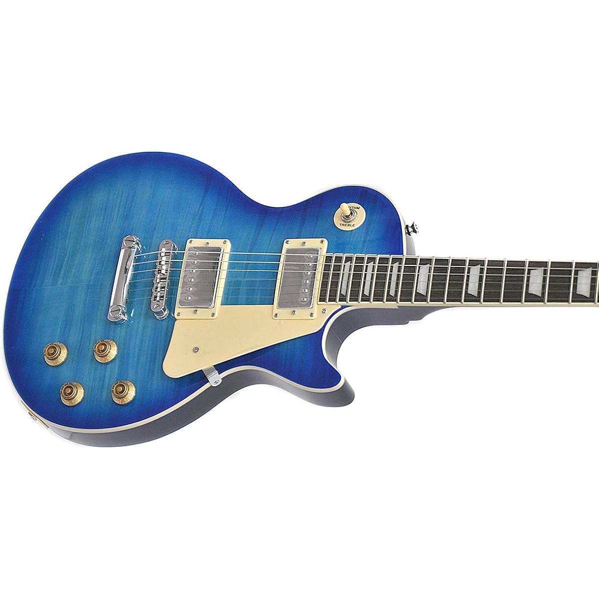 BLITZ BY ARIAPROII Electric Guitar BLP450 See Through Blue