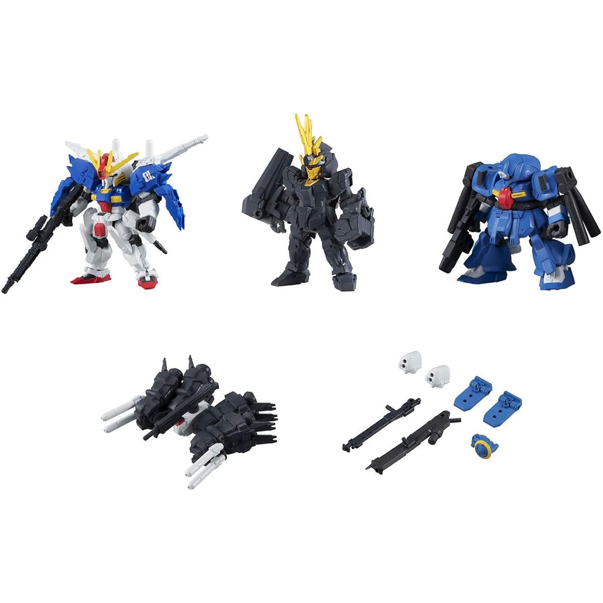 Gashapon Mobile Suit Gundam MOBILE SUIT ENSEMBLE13 Complete Set of 5