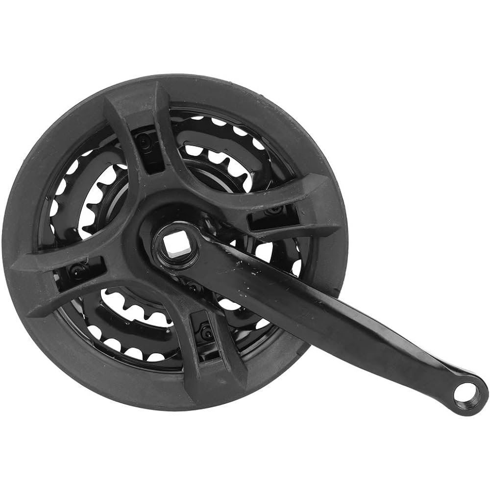 Alomejor1 Bicycle Crankset Crankset Durable Easy to Use High Strength Lightweight Compatibility Precision Machining 170mm Mountain Bike Road Bike Folding Bike
