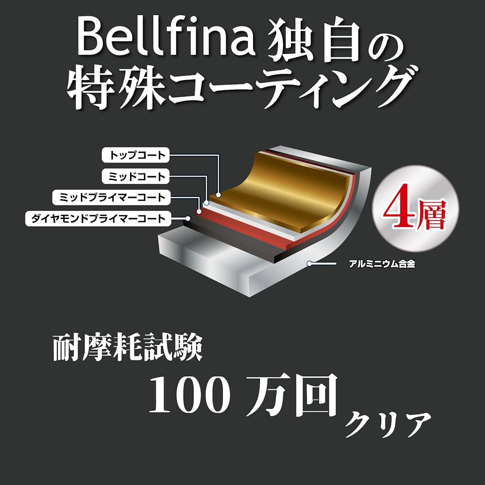 [Ernest] Frying Pan Set 20cm 26cm Compatible with IH, Removable Handle, Detachable Handle, Passed 1 Million Abrasion Tests (Belfina Frying Pan with Removable Handle), Brand Used by Major Restaurants A-77796