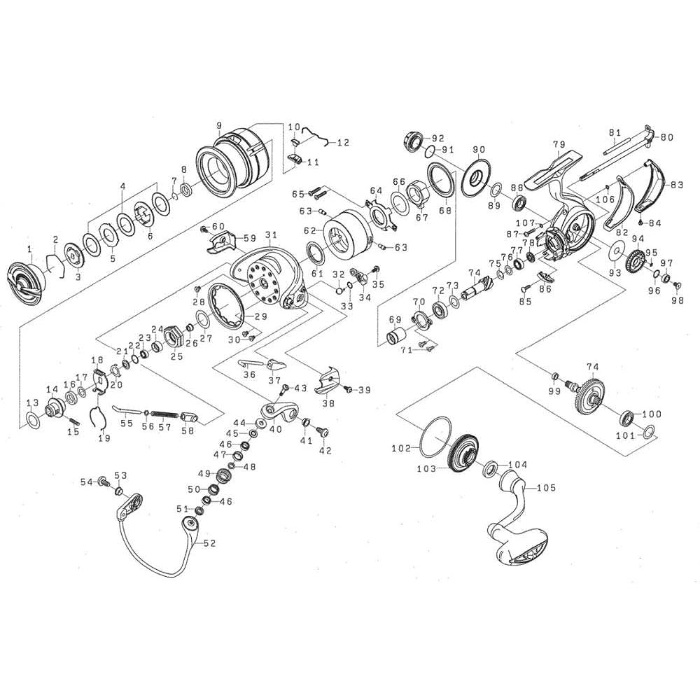 DAIWA Genuine Parts 19 Certate LT4000-C Spool (2-12) Part Number 9 Part Code 128D18 00060052128D18