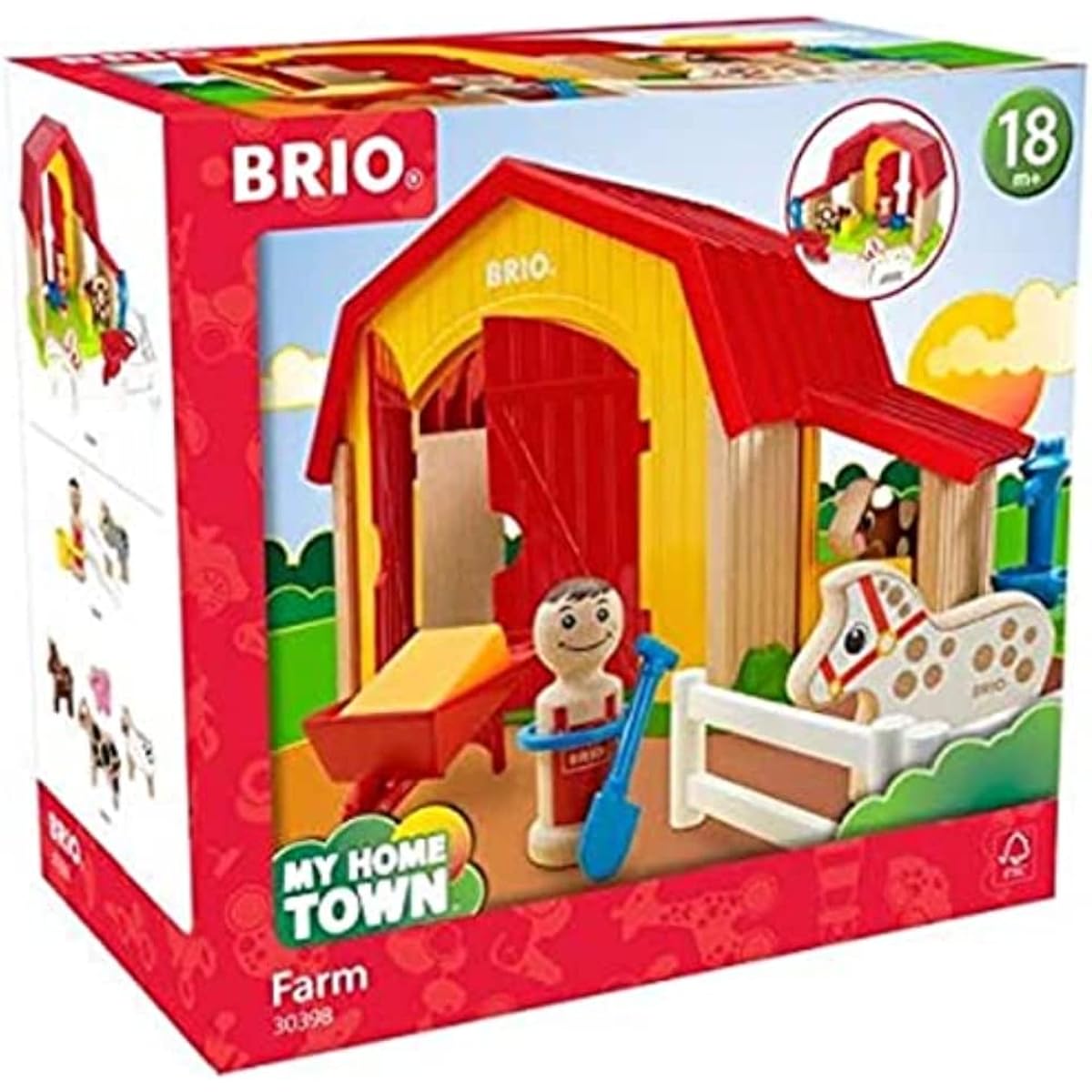 BRIO My Home Town Farm Play Set 30398