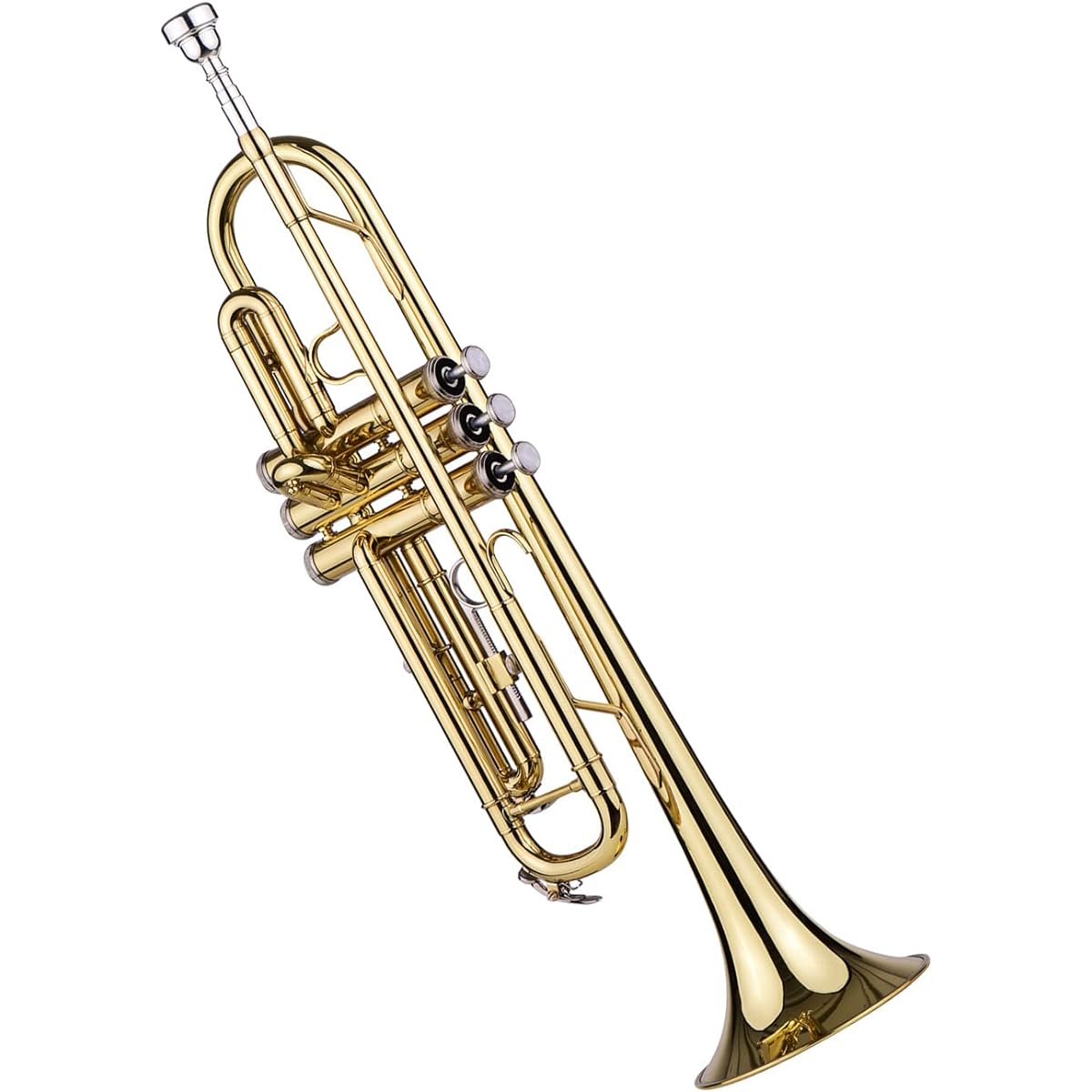 summina Trumpet Bb B flat brass with exquisite mouthpiece glove